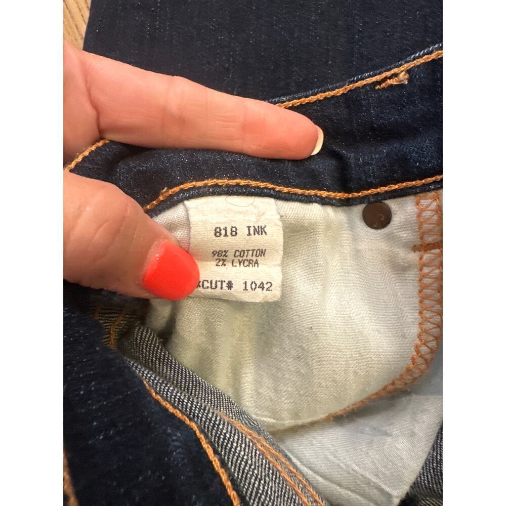 J Brand Jeans Mid Rise Bootcut Color "ink" Womens SIze 27 dark wash - Picture 4 of 6